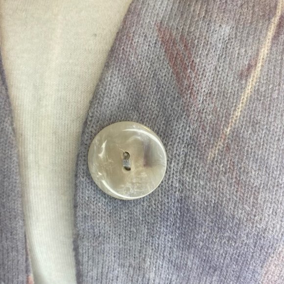 GABRIELLA T. ITALIAN MERINO WOOL BLEND LONG LINE CARDIGAN - Picture 3 of 7